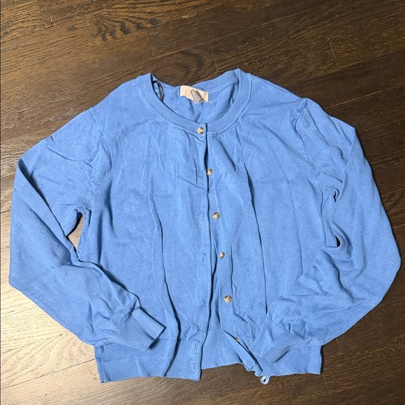 H&M Blue Button-Up Jacket - Picture 2 of 2
